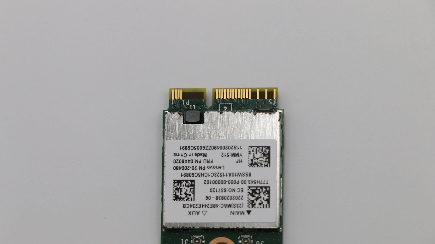 Lenovo Wireless,CMB,CBT,4352 M.2 Board 04X6020