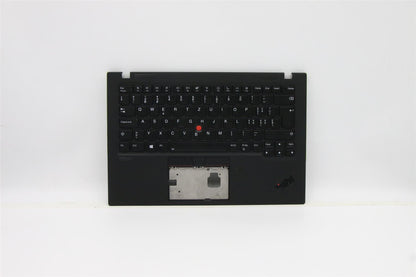 Lenovo Carbon X1 8th Keyboard Palmrest Top Cover Swiss Black Backlit 5M10Z27493