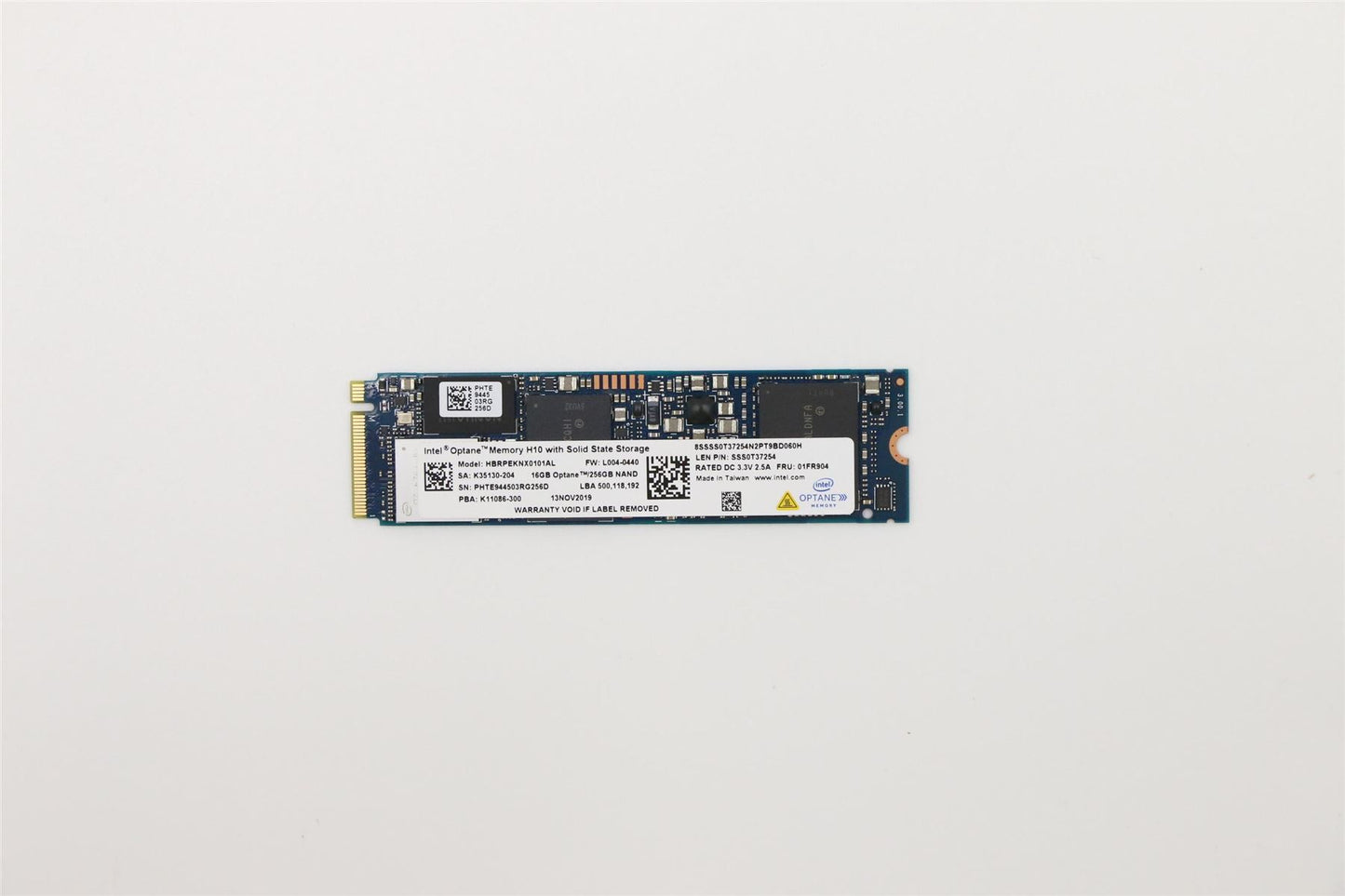 Lenovo SSD INT Teton Glacier 256G PCIe 2280 SSD 01FR904