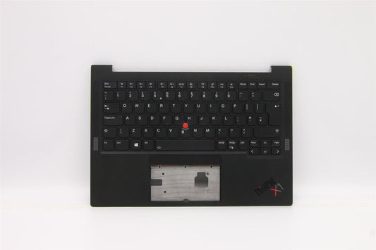 Lenovo Carbon X1 9th Keyboard Palmrest Top Cover UK Black Backlit 5M11C53298