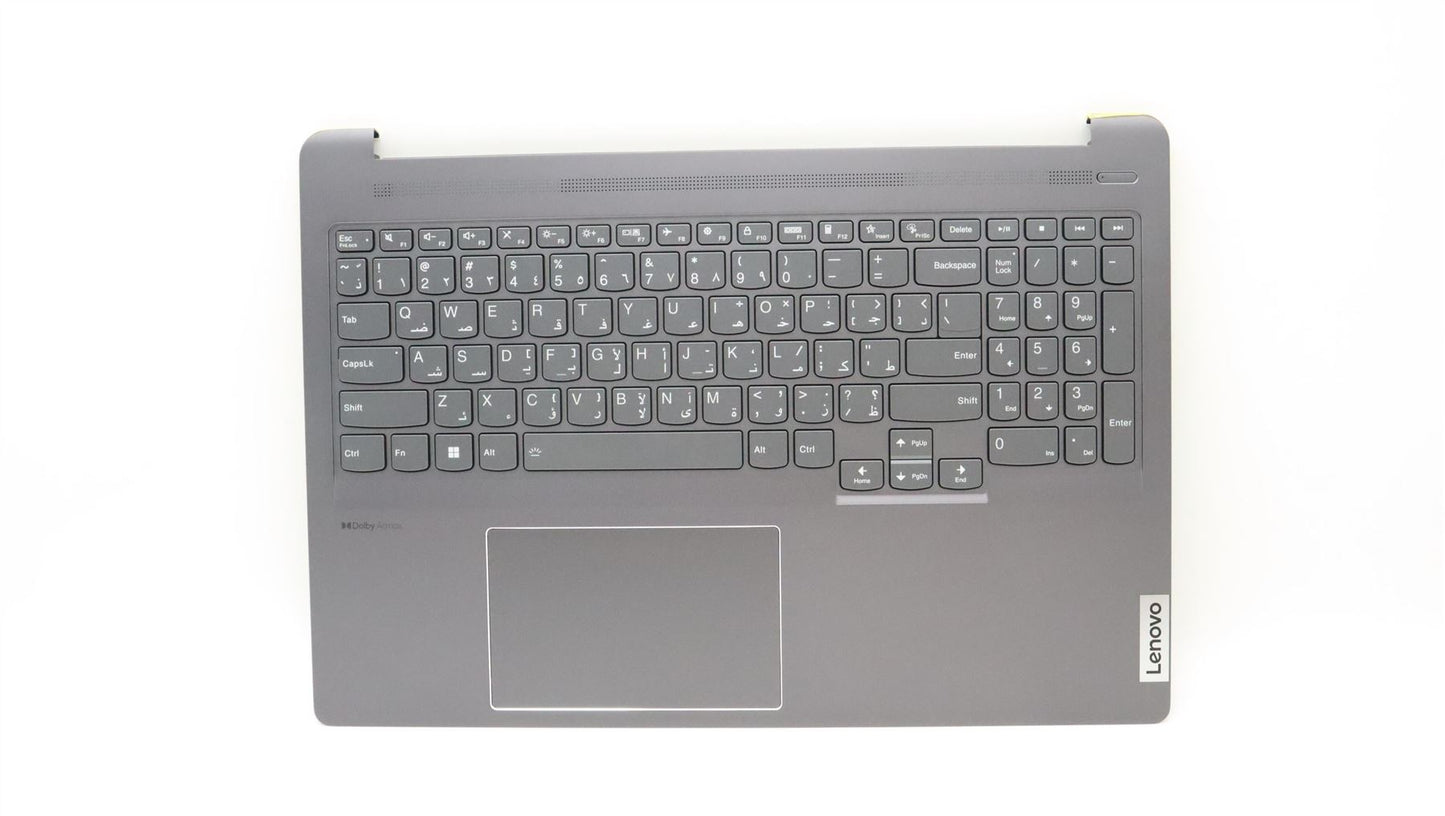 Lenovo IdeaPad 5 16IAH7 Palmrest Cover Touchpad Keyboard Arabic 5CB1H95465