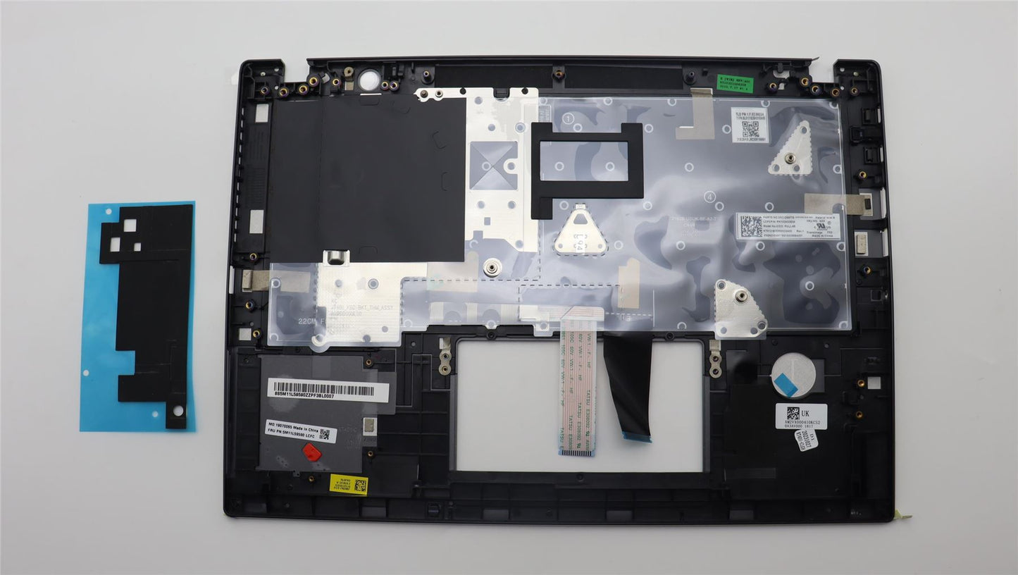 Lenovo ThinkPad T14s Gen 4 Keyboard Palmrest Top Cover Grey Backlit 5M11L59590