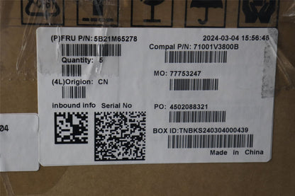 Lenovo C83DDNOKR5HPTHS16G O FIR WT RM 5B21M65278