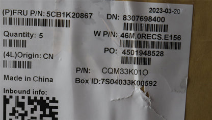 Lenovo Upper Case ASM_HUN W82XX SB BL 5CB1K20867