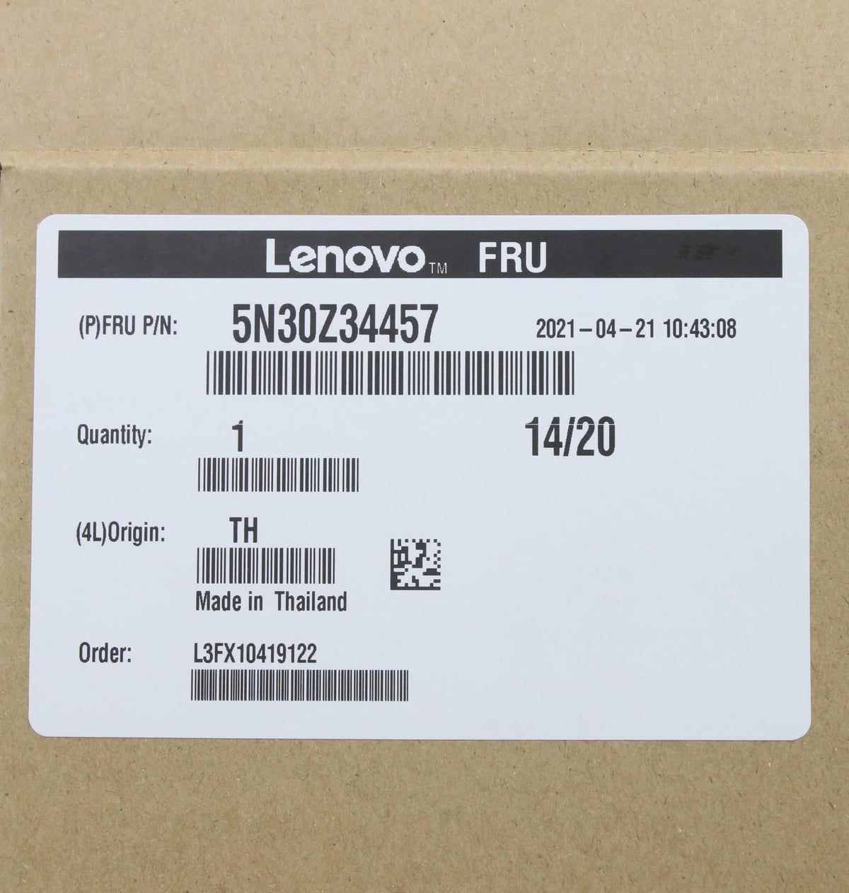 Lenovo NETWRK_CRD X550-T2 Dual Port Copper Board 5N30Z34457
