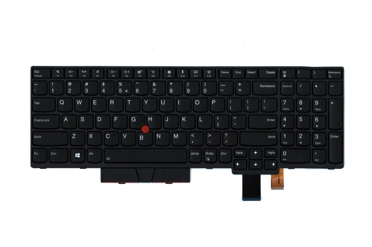 Lenovo ThinkPad T570 P51s Keyboard US International Black Backlit 01ER571