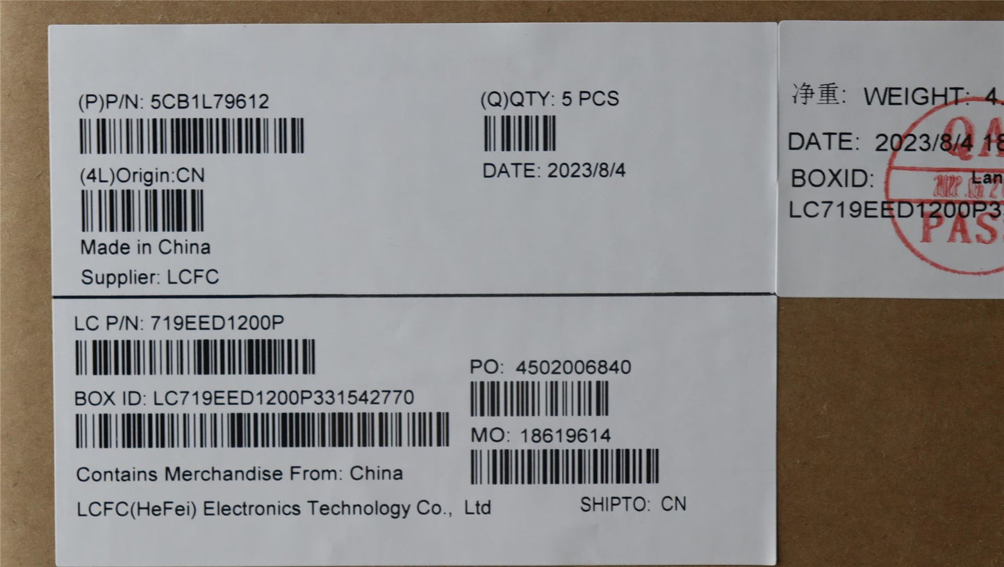 Lenovo V17 G4 IRU Palmrest Cover Touchpad Keyboard Switzerland 5CB1L79612