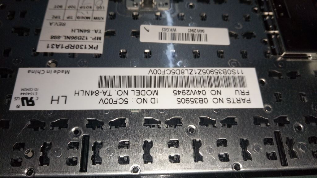 Lenovo Tanner-KBD NET Keyboard 04W2945