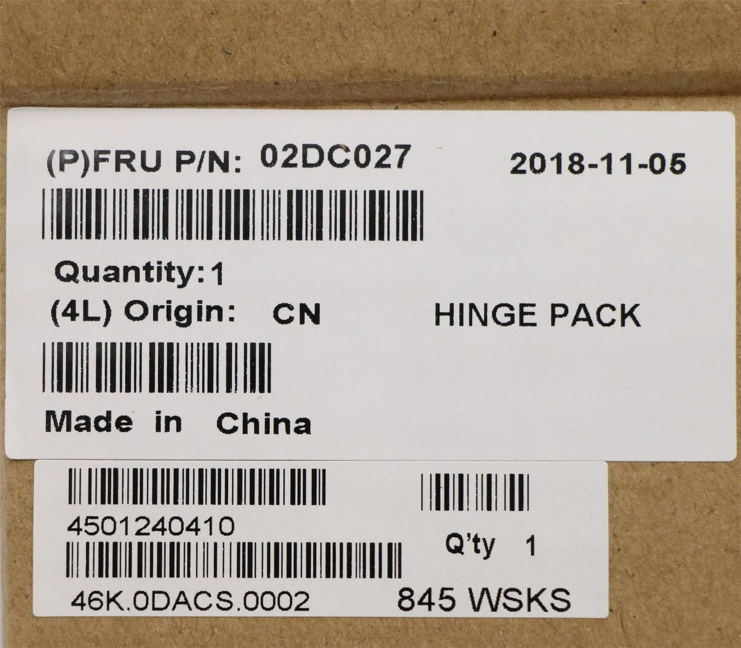 Lenovo Yoga 11e 5th Gen Hinge Hinges Bracket 02DC027