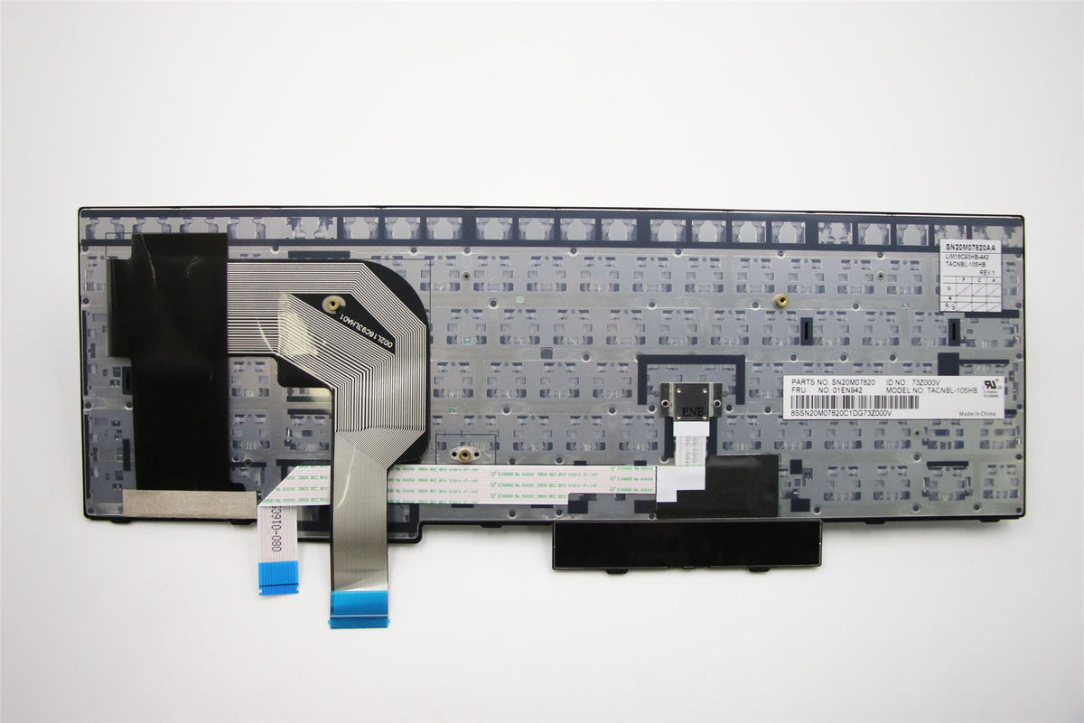 Genuine Lenovo ThinkPad T570 Keyboard Hebrew Black 01EN942 01ER514