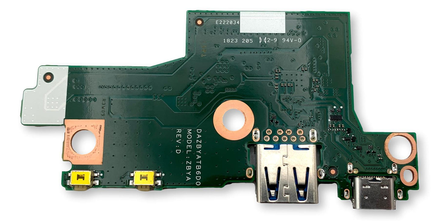 Acer Chromebook CP514-2H USB USB-C Port Volume Button Board 55.AHBN7.001