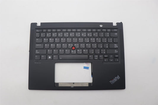 Lenovo ThinkPad X13 Gen 4 Keyboard Palmrest Top Cover Arabic Black 5M11L85862