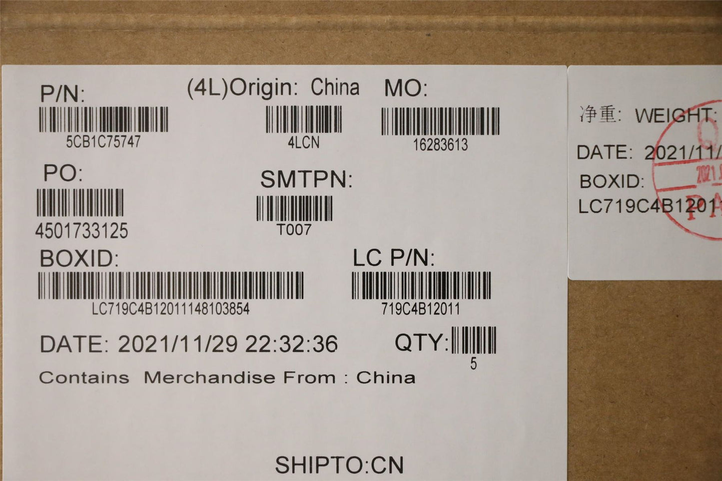 Lenovo Upper Case ASM_HUN L82KV NFPA/GUMA 5CB1C75747