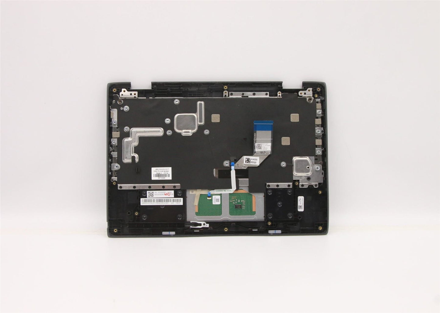 Lenovo 300e 2nd Gen Palmrest Touchpad Cover Keyboard French Grey 5CB1B02683