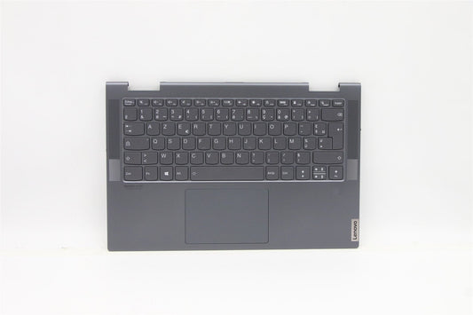 Lenovo Yoga 7-14ACN6 Palmrest Cover Touchpad Keyboard French Grey 5CB1D12420