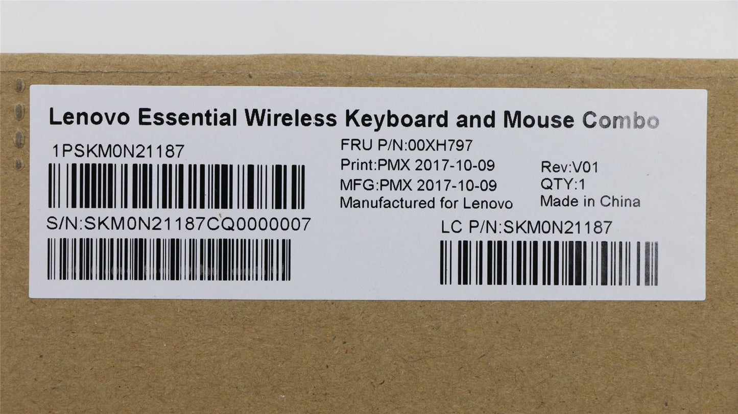 Lenovo IdeaCentre 520-24IKL 520-24IKU Wireless Keyboard Mouse Arabic 00XH797