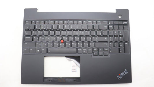 Lenovo ThinkPad E16 Gen 1 Keyboard Palmrest Top Cover Russian Black 5M11L65271