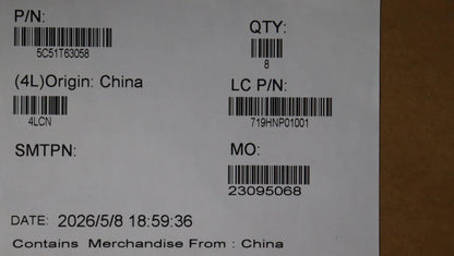 Lenovo CARDPOP PCBA IO/B NSH325 MAIN I/O Board 5C51T63058