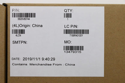 Lenovo 5B20V80744 BDPLANAR i7-8565U 550X NOK N-TPM(HW)
