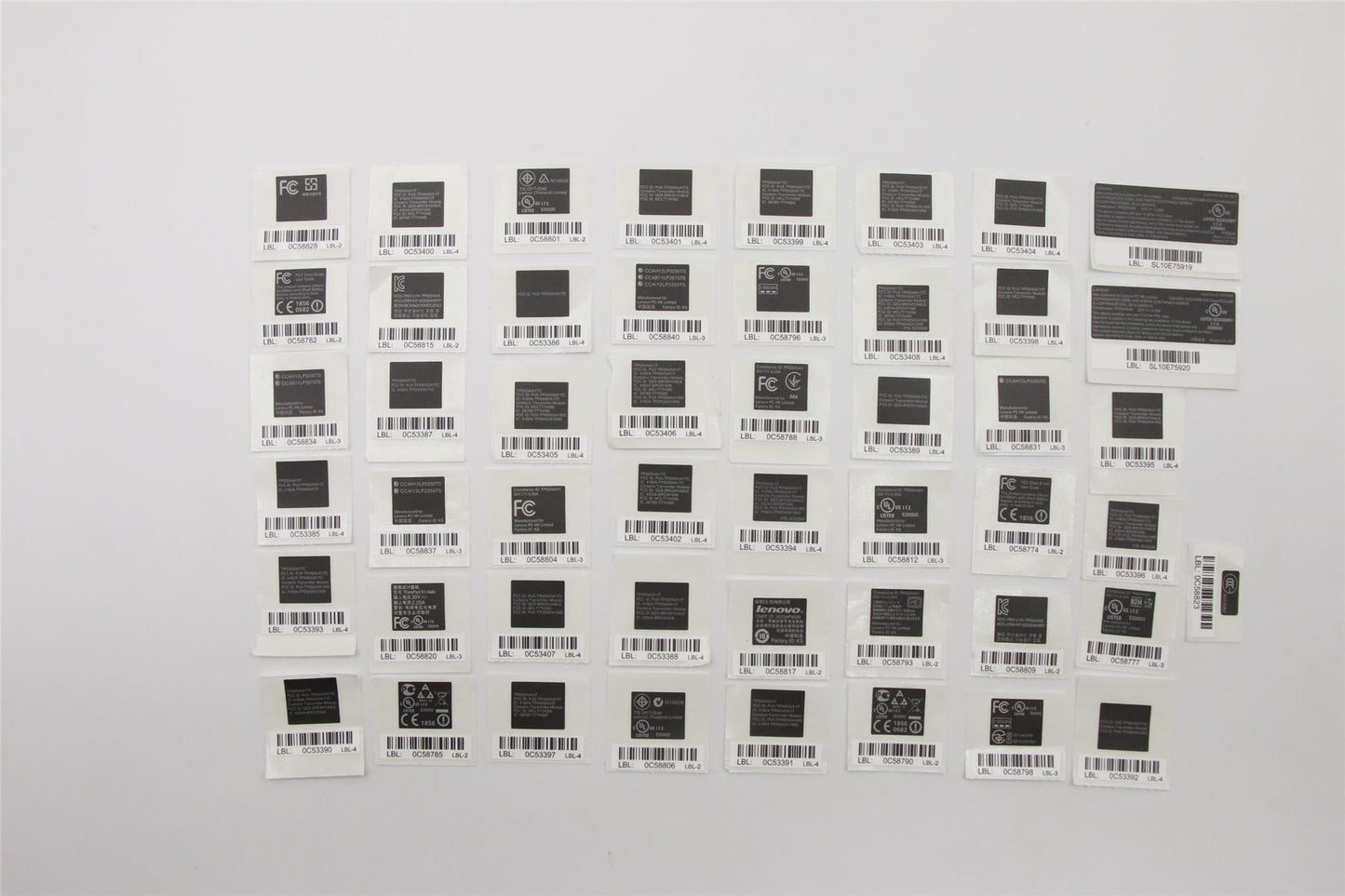 Lenovo LABEL FRU Label kit 04X0527
