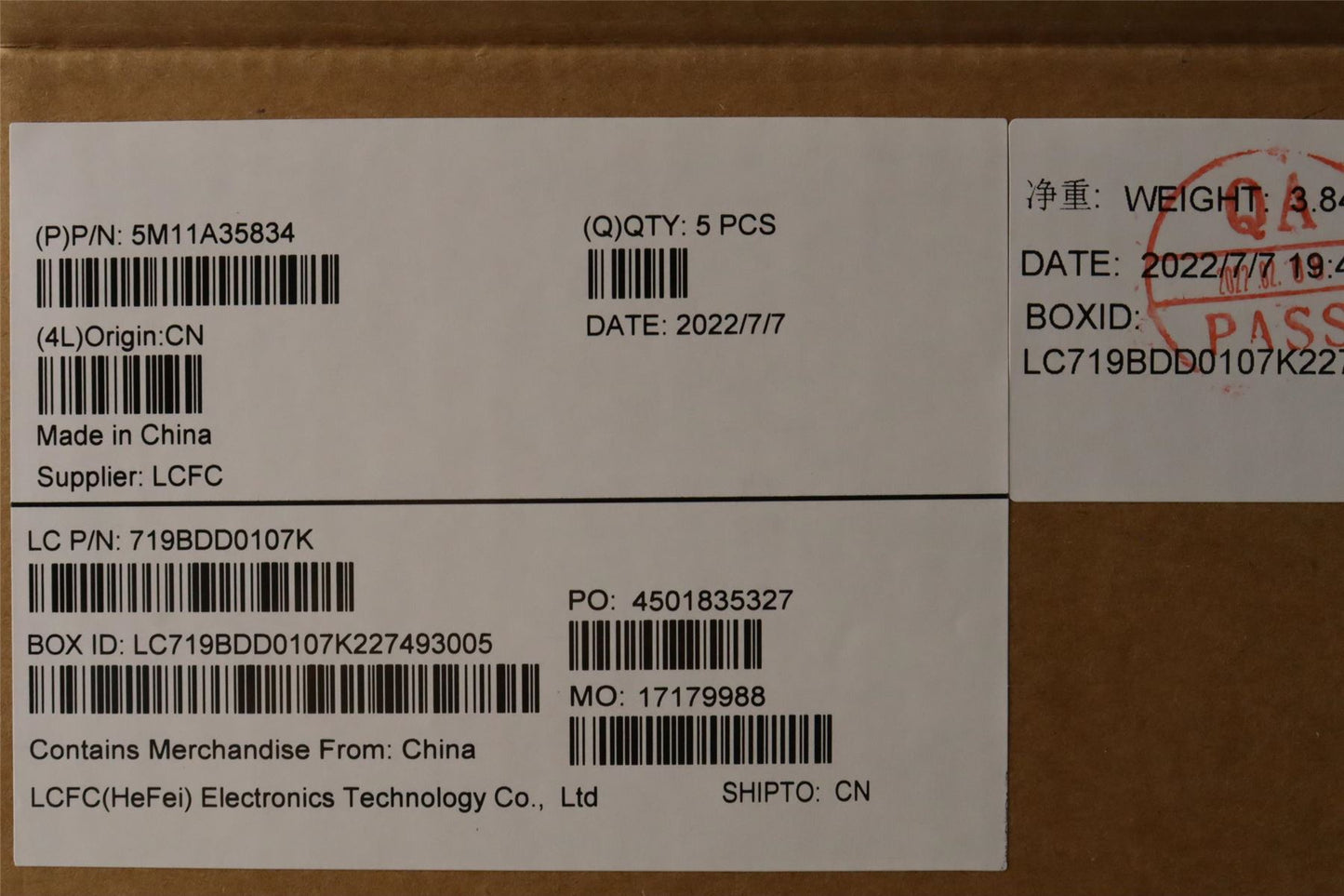 Lenovo MECH_ASM KB TC(P)US EBS BK 5M11A35834