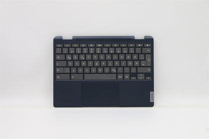 Lenovo Flex 3 11M836 Palmrest Cover Touchpad Keyboard German Blue 5CB1C90944