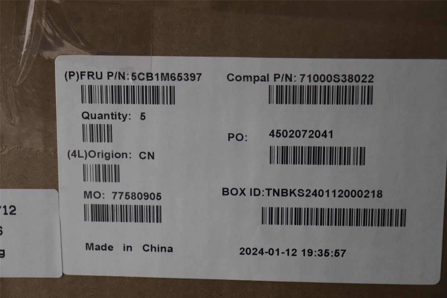 Lenovo COVER Upper Case ASM_UKR C 83DV BLWH 5CB1M65397