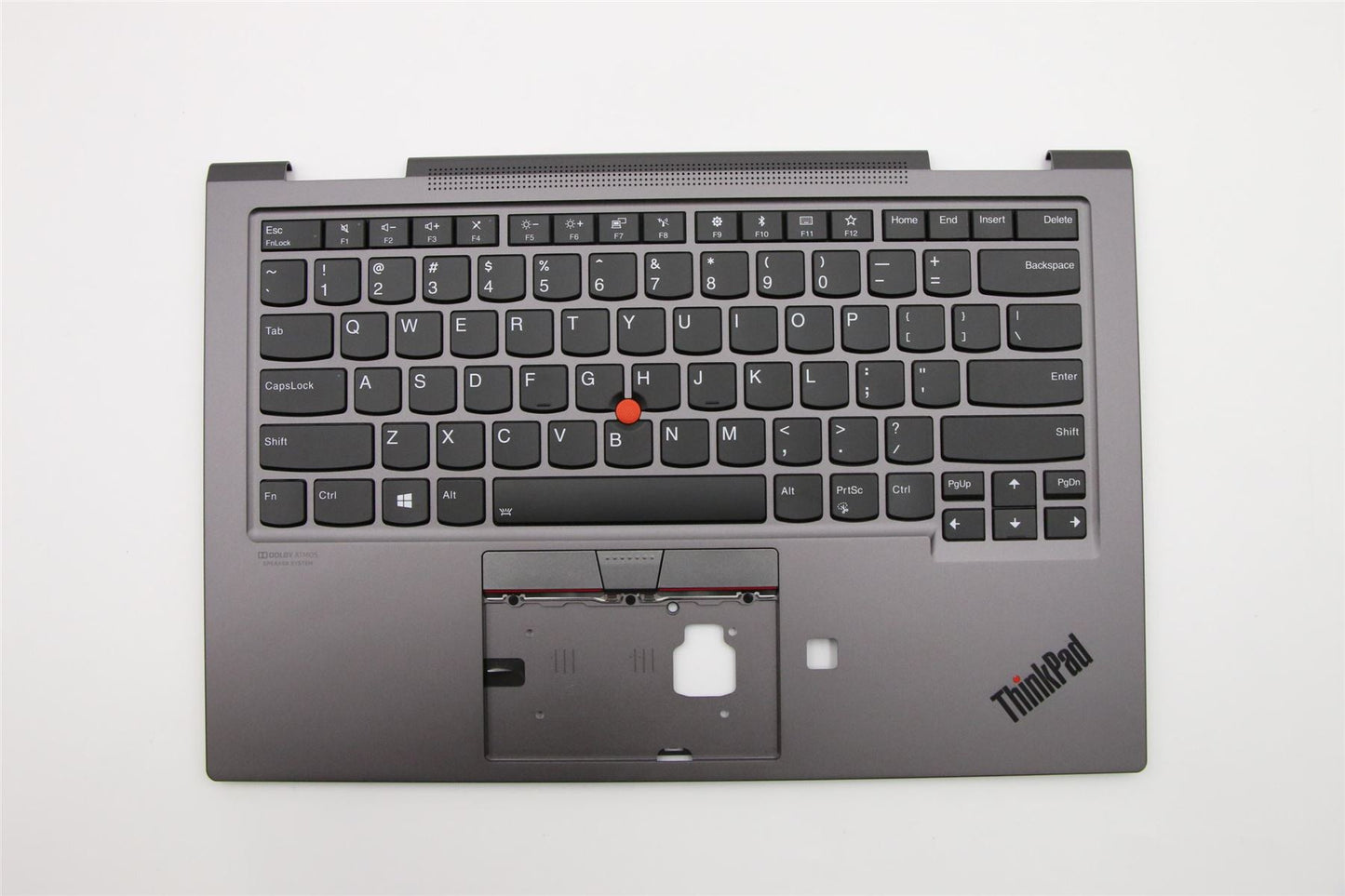 Lenovo Yoga X1 4th Keyboard Palmrest Top Cover US Grey Backlit 5M10V24845