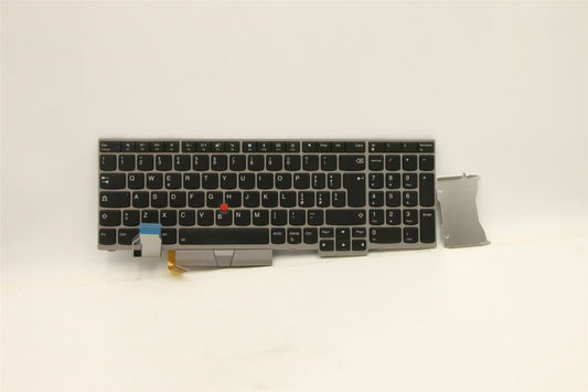 Lenovo ThinkPad E580 E590 Keyboard Italian Silver Backlit 01YN757