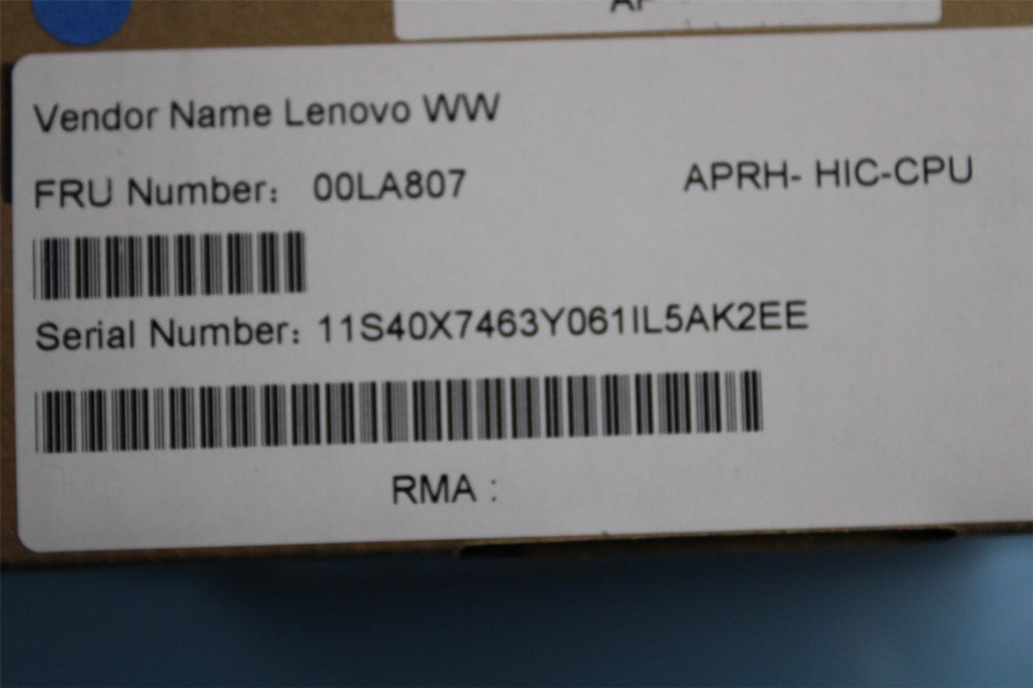 Lenovo ThinkStation P900 P500 P700 P510 P710 CPU Processor 00LA807