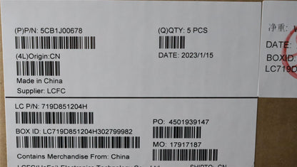 Lenovo Upper Case ASM_FRAL82SFFP_CG_NB_ML 5CB1J00678