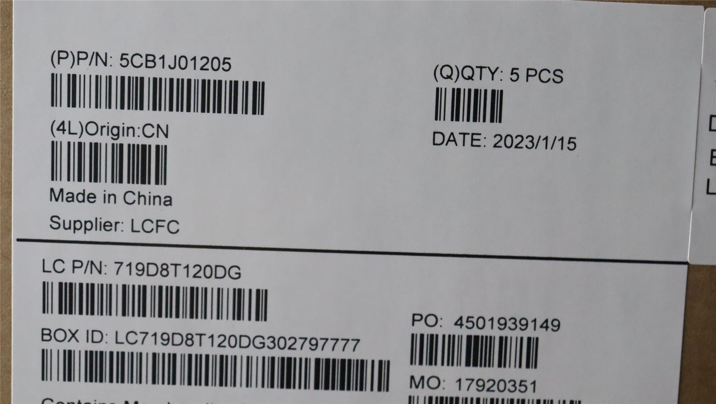 Lenovo Upper Case ASM_BELL82SFFP_SG_NB_ML 5CB1J01205