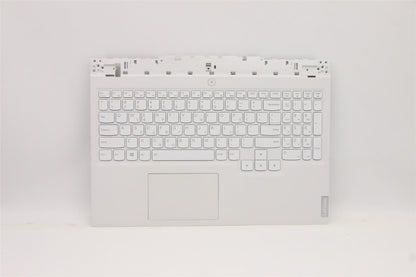 Lenovo Legion 5 15ACH6H Palmrest Cover Touchpad Keyboard Greek White 5CB1C74877