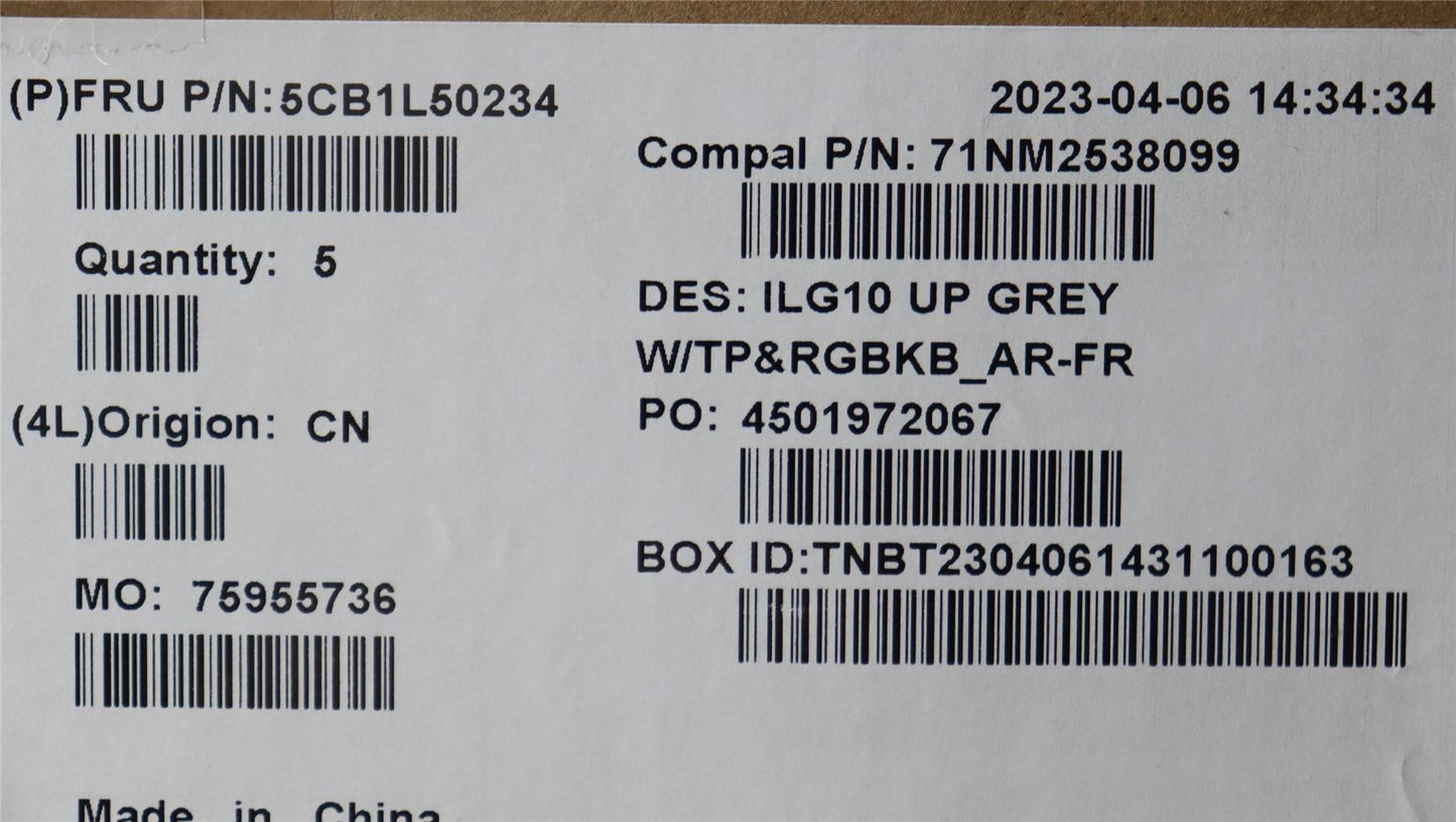 Lenovo LOQ 15IRH8 LOQ 15APH8 Palmrest Cover Touchpad Keyboard 5CB1L50234