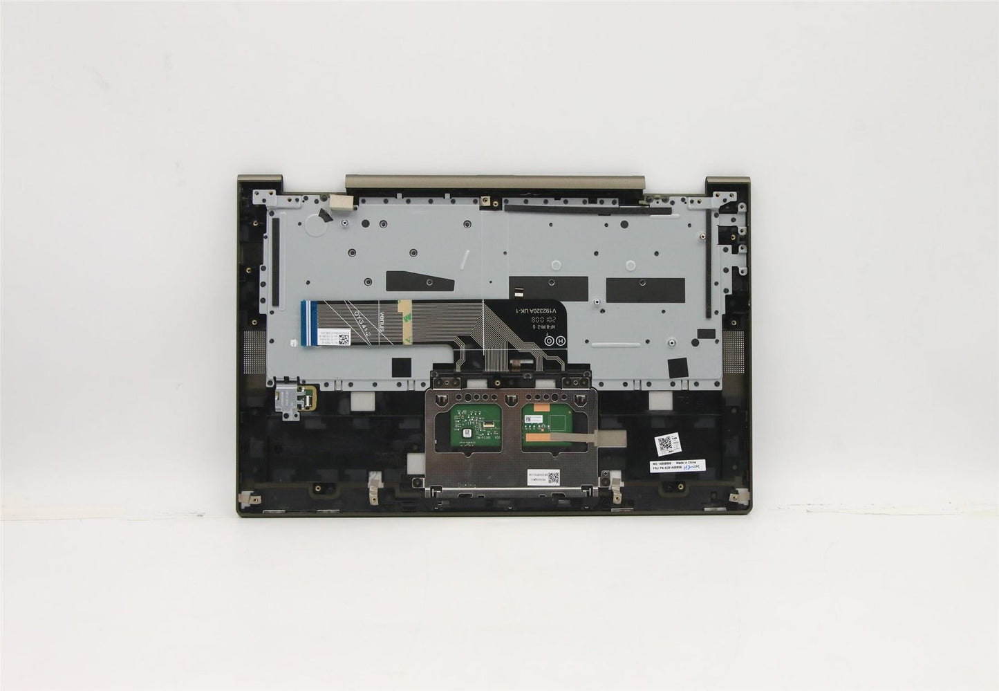 Lenovo Yoga 7-14ITL5 Keyboard Palmrest Top Cover German Dark Moss 5CB1A08859