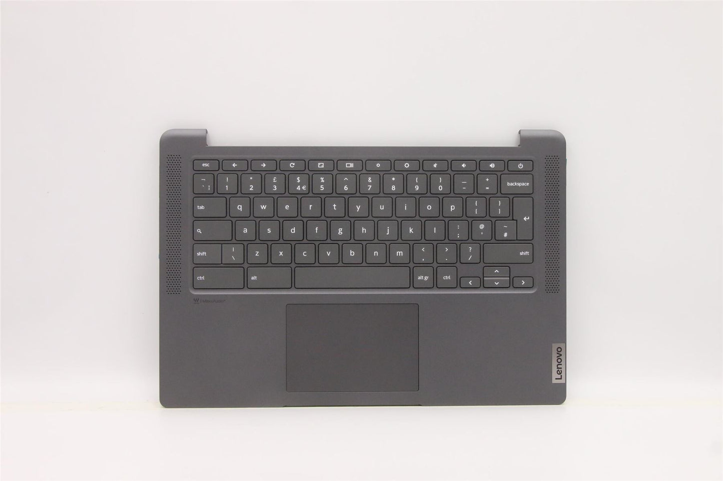 Lenovo Chromebook 14ITL6 Keyboard Palmrest Top Cover UK Grey 5CB1D33501