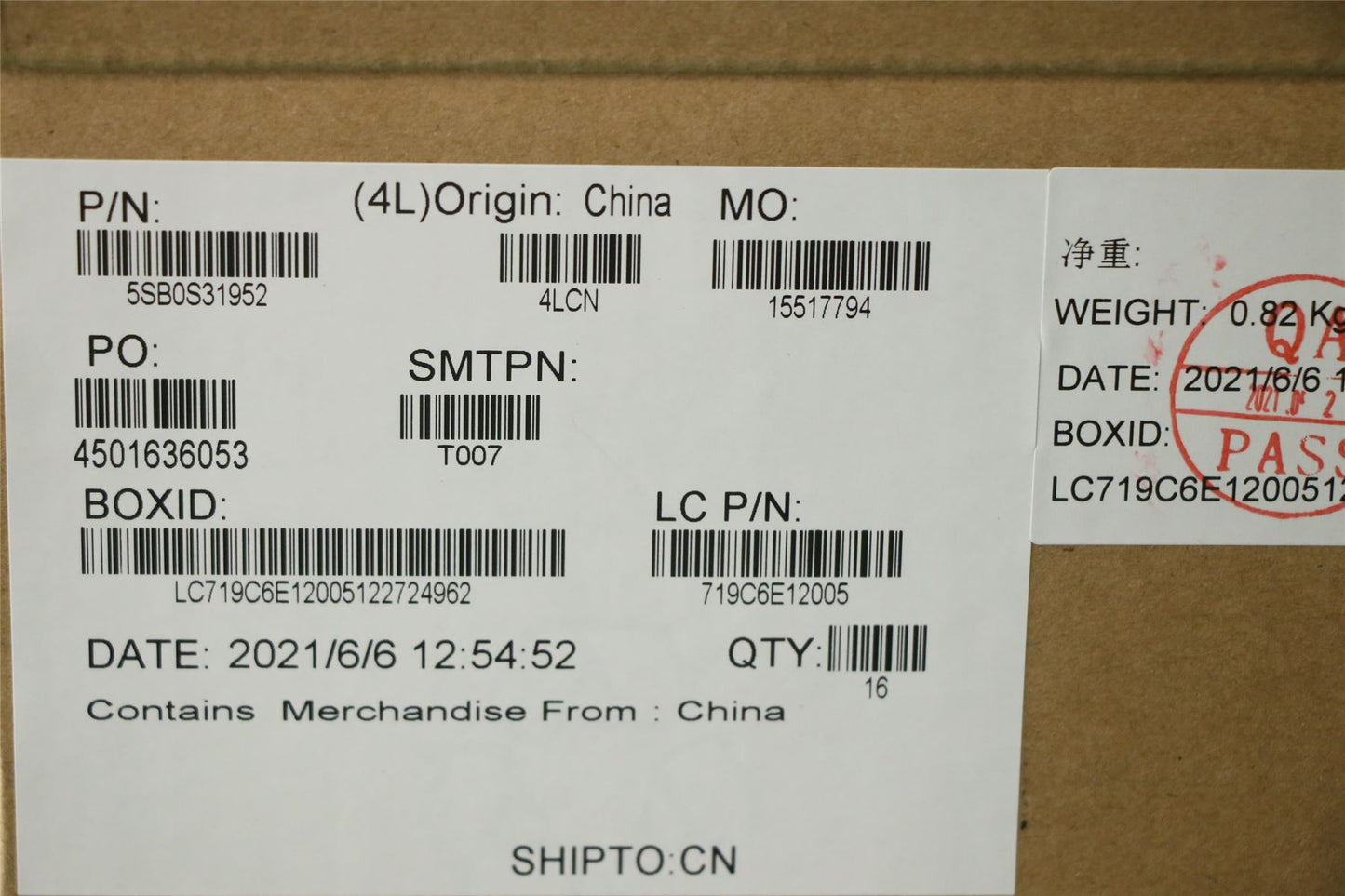 Lenovo SPEAKERINT Speaker L 82K8 (L+R) 5SB0S31952
