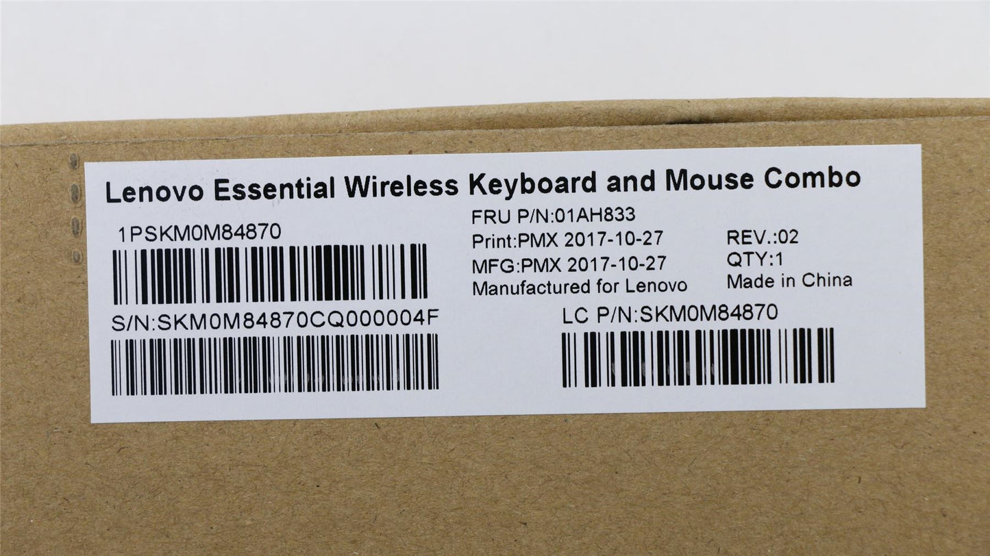 Lenovo ThinkStation M920z M90a P330 Tiny P340 Tiny Wireless Keyboard 01AH833