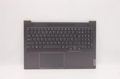 Lenovo Yoga 7 Pro 16ACH6 Keyboard Palmrest Top Cover UK Black 5CB1F36872