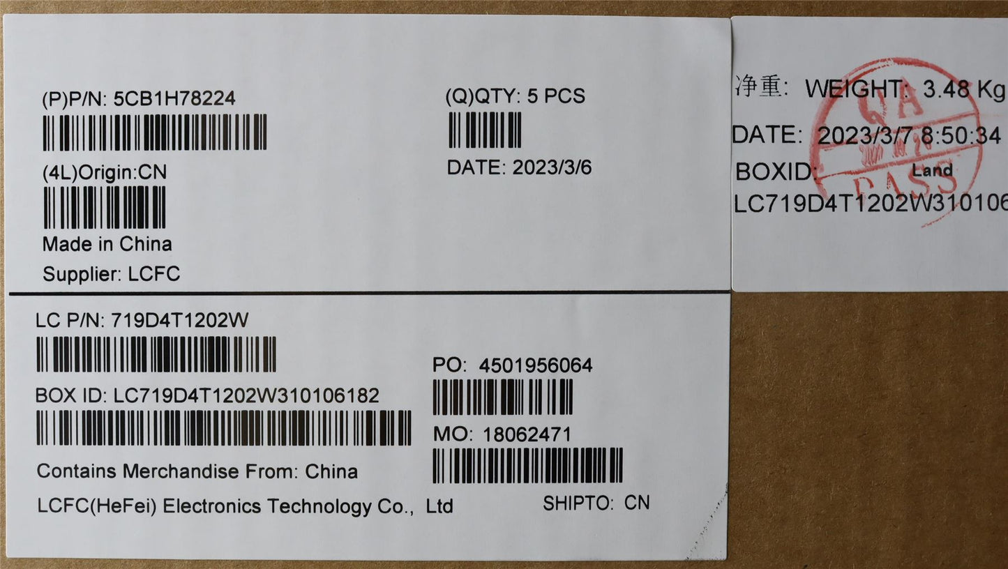 Lenovo Upper Case ASM_SWS L82RK NFP AB BL 5CB1H78224