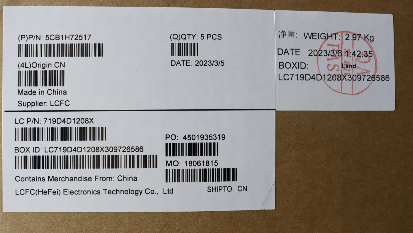 Lenovo Upper Case ASM_GER L82RM AB_NFP_BL 5CB1H72517