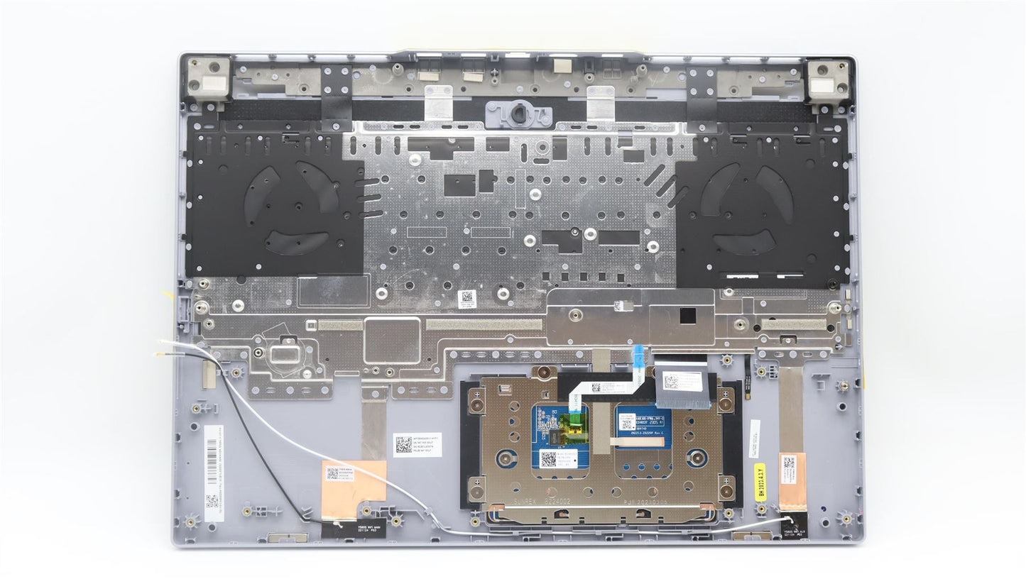 Lenovo Slim 5 16IRH8 5 16APH8 Palmrest Cover Touchpad Keyboard Silver 5CB1L60092