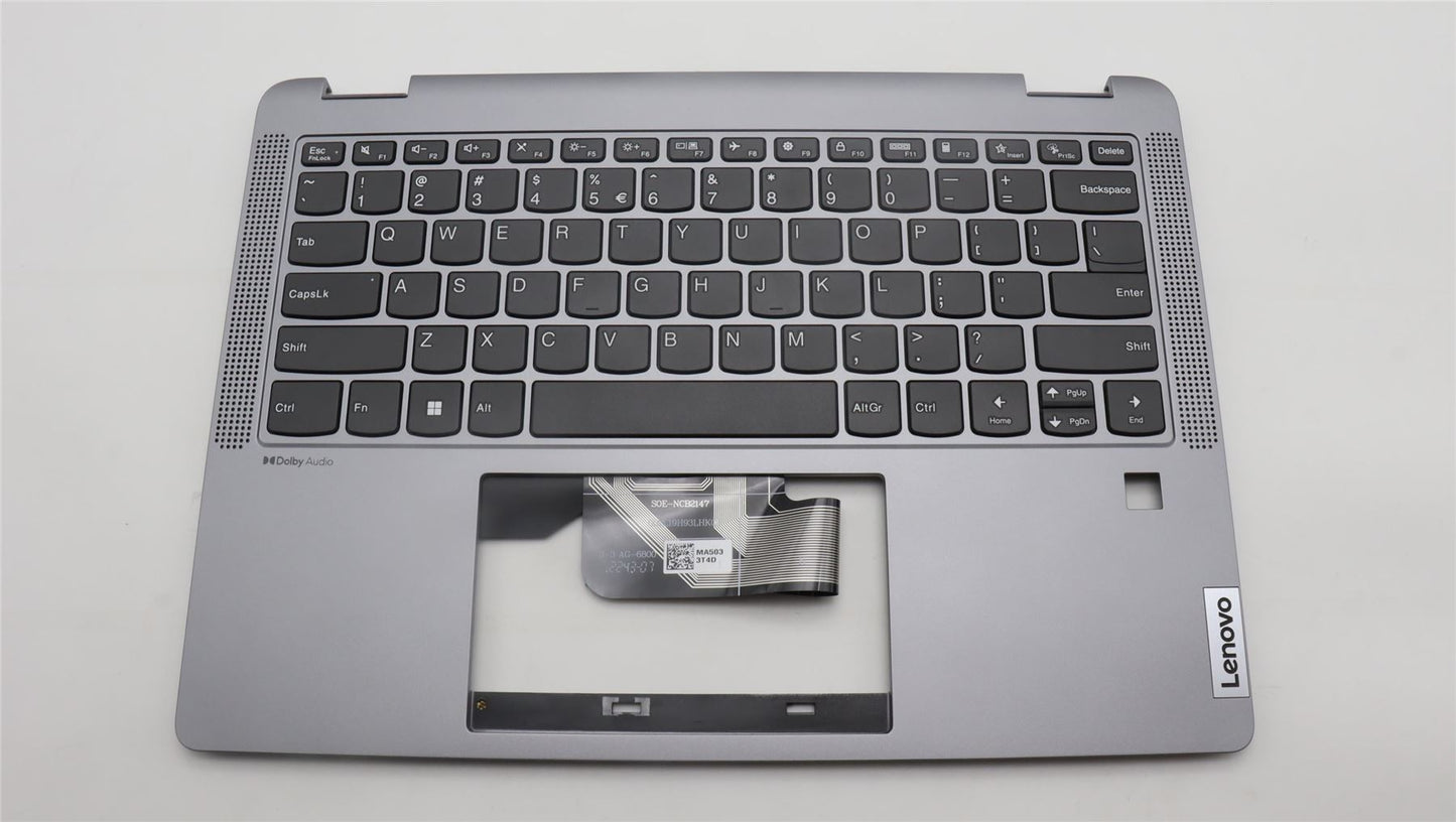 Lenovo IdeaPad 5 14ABR8 Keyboard Palmrest Top Cover US Europe 5CB1K20840