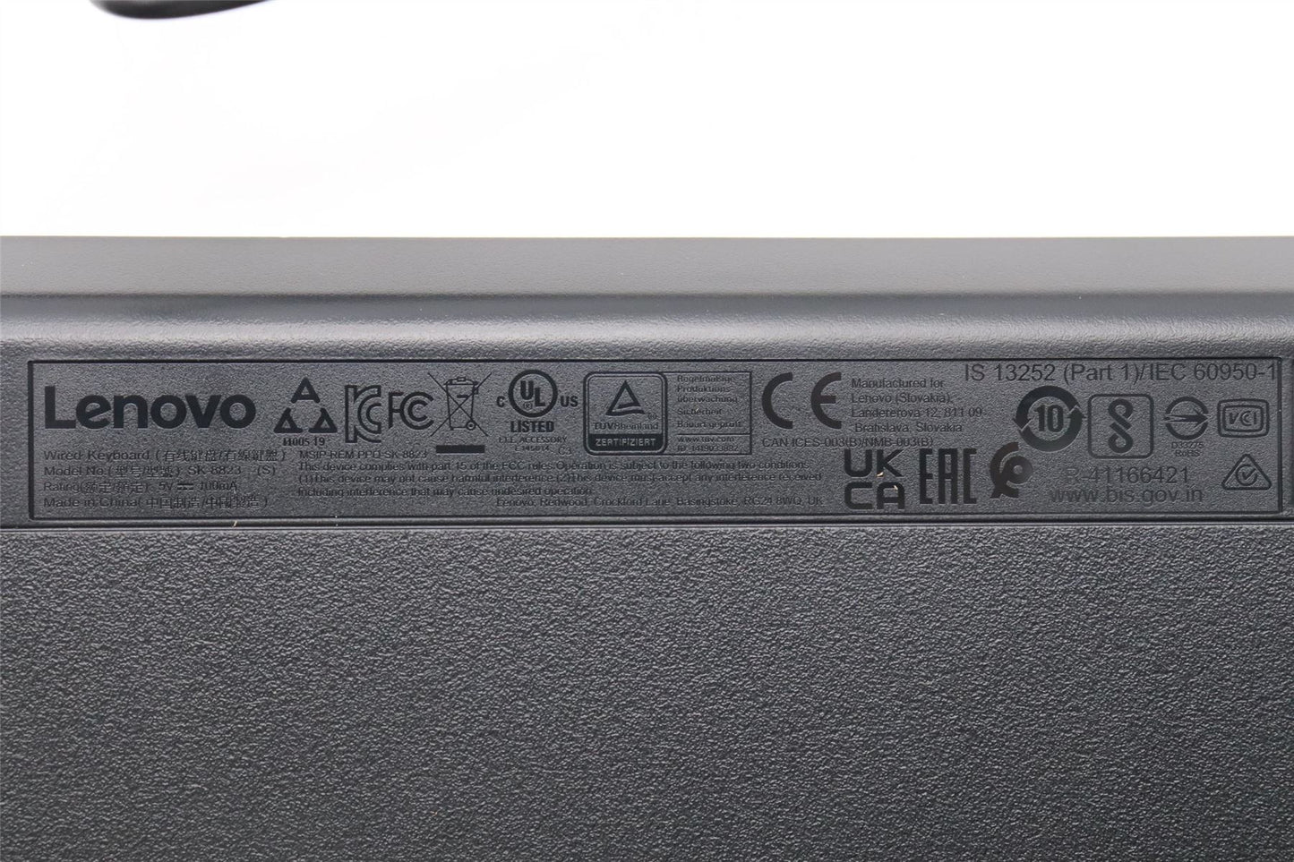 Lenovo DT_KYB Calliope USB G2.5 BK_Nordic 5D50U84612