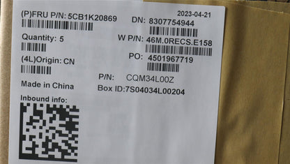 Lenovo Upper Case ASM_BEL W82XX SB BL 5CB1K20869