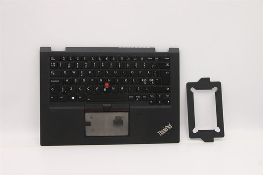 Lenovo Yoga X13 1 Keyboard Palmrest Top Cover Norwegian Black 5M10Y85908