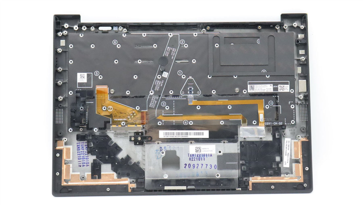 Lenovo ThinkPad X1 10th Gen Keyboard Palmrest Top Cover Italian 5M11H44236