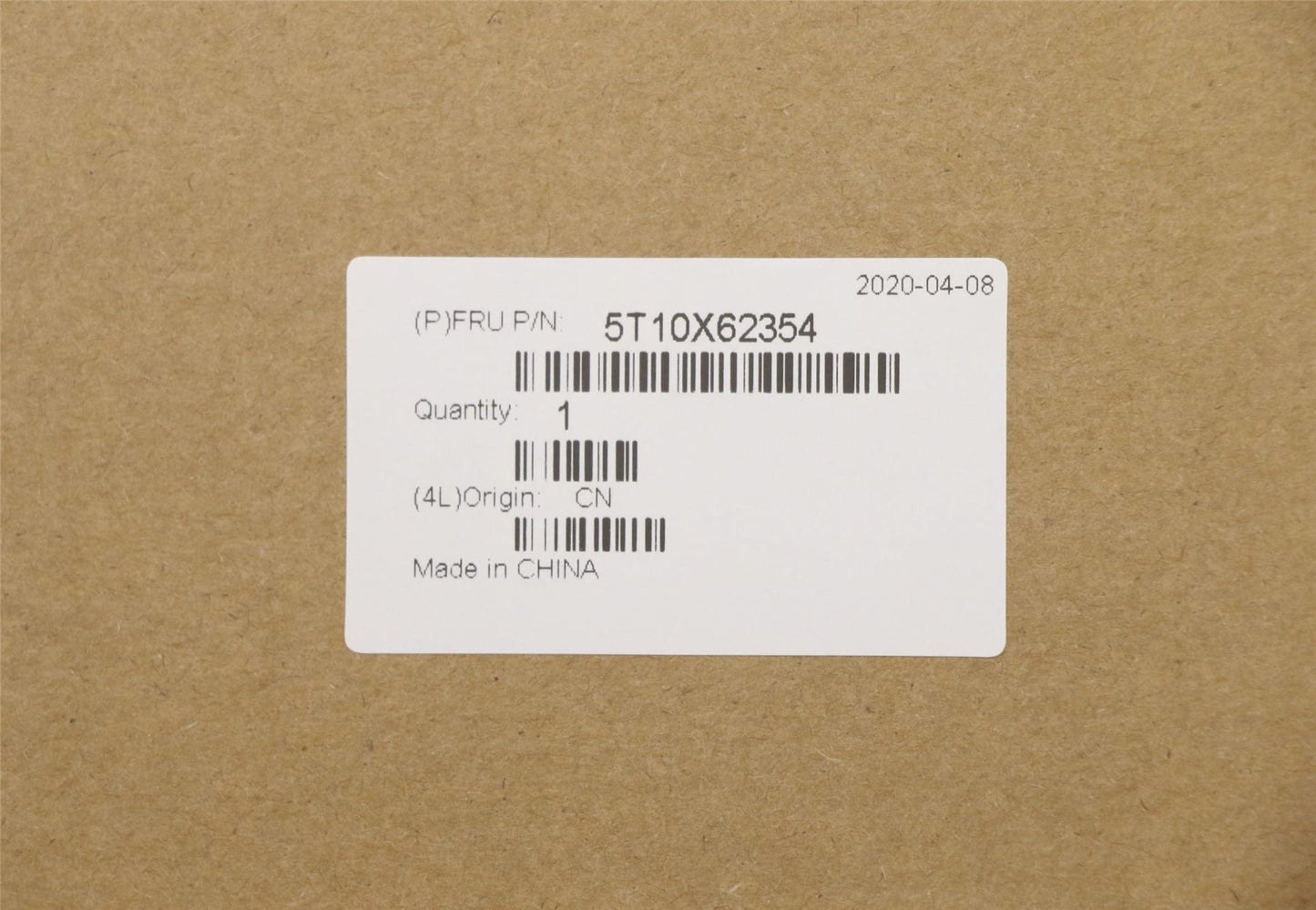 Lenovo 5T10X62354 TAPE FRU Acetate tape for RTC BTY