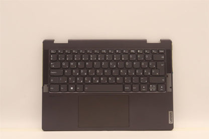 Lenovo Yoga 7 14IAL7 Palmrest Cover Touchpad Keyboard Hungarian 5CB1J02466