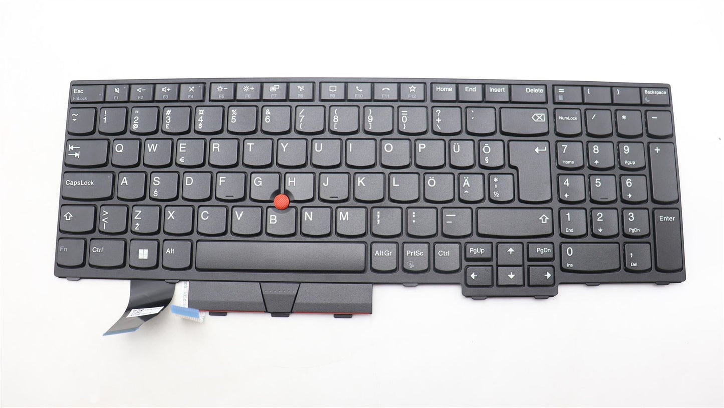 Lenovo ThinkPad L15 Gen 2 L15 Keyboard Estonian Black 5N20W68141